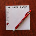 Junior League Volunteer notepad (photo credit Junior League of San Diego)